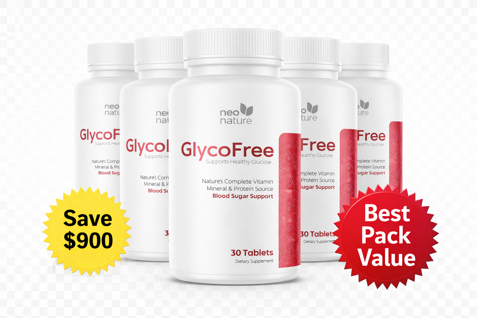 GlycoFree 6 Pack Best Pack Value